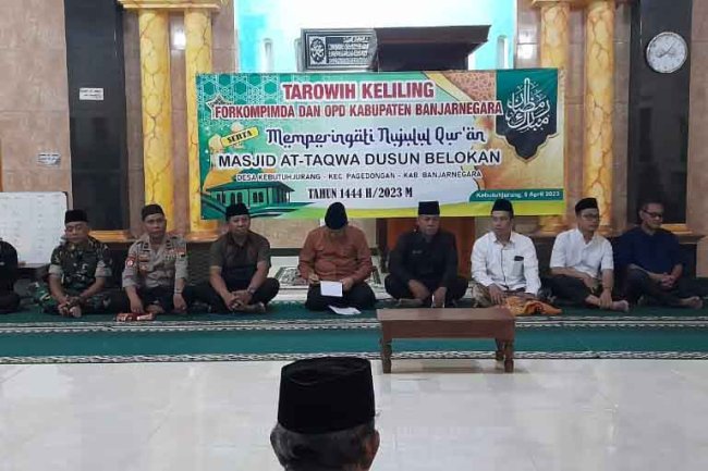 Safari Ramadhan Koramil 01/Banjarnegara Melaksanakan Tarawih Keliling