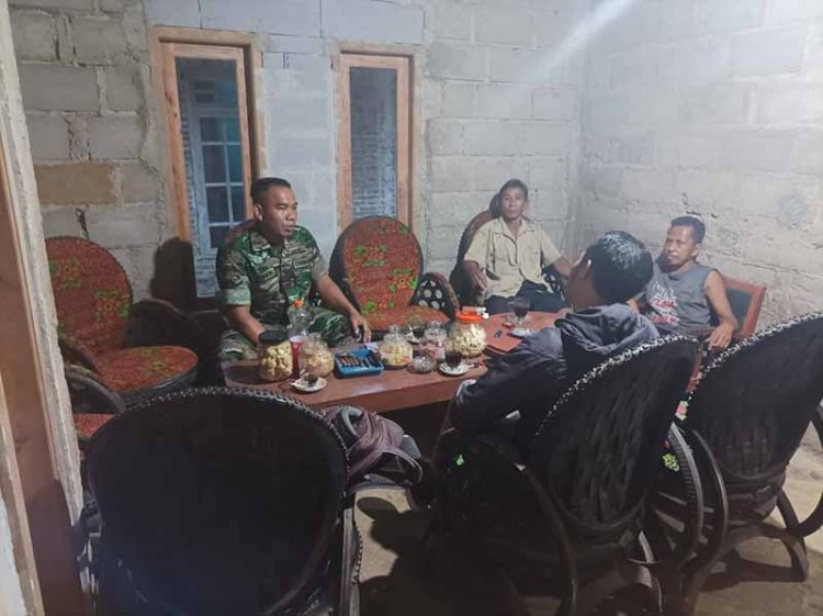 Melalui Komsos Babinsa jalin Silaturahmi