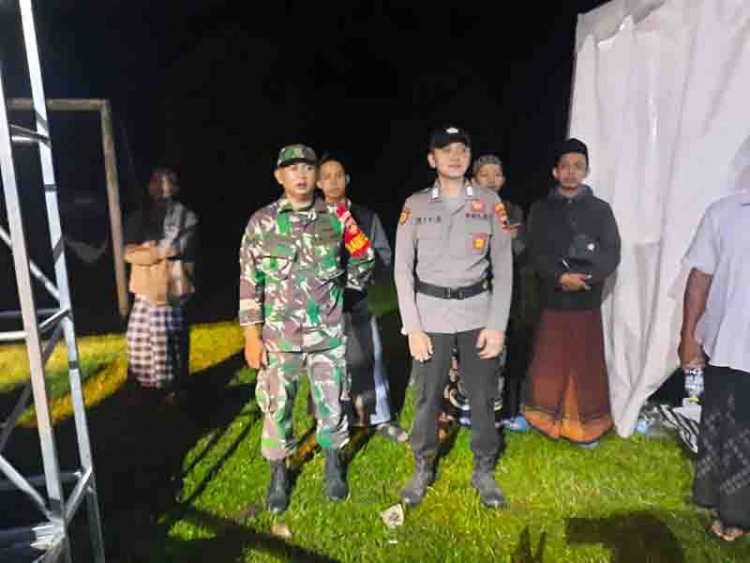 Perkuat Ukuwah Islamiah Babinsa Koramil 01/Banjarnegara Hadiri Sholawat 