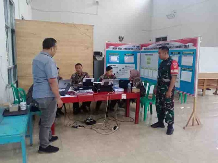 Babinsa Koramil 01 Banjarnegara Hadiri Penjaringan Perangkat Desa