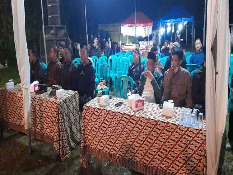 DANPOSRAMIL PAGEDONGAN HADIRI PUNCAK RUWAT BUMI DESA PESANGKALAN