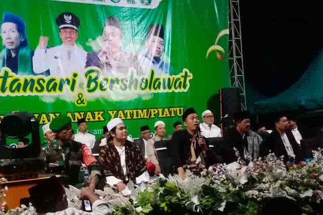 Babinsa Posramil Pagedongan Hadiri Rapat Peringatan HUT Kemerdekaan RI Ke 78