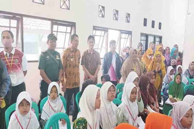 Danposramil Hadiri Pelatihan Dan Seleksi Lomba Dokter Kecil Sekecamatan Pagedongan