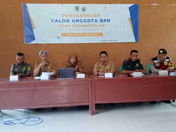 Babinsa hadiri Pemilihan Anggota BPD Desa Pesangkalan