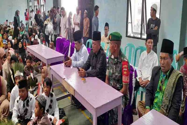 Babinsa Hadiri Kirab Dalam Rangka Hari Santri Nasional ke-9 tahun 2023