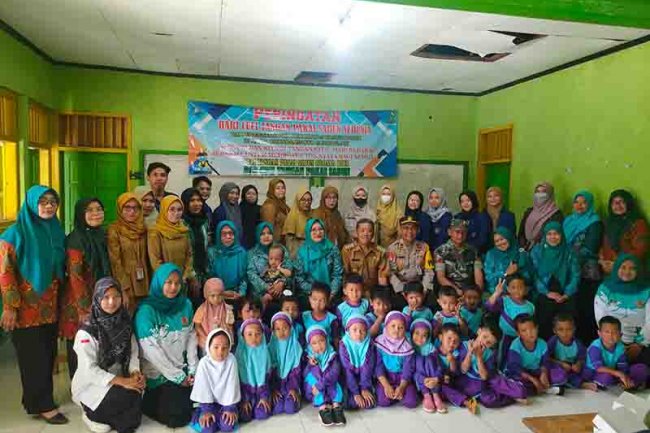 Babinsa Hadiri Peringatan Hari Cuci Tangan Pakai Sabun Sedunia