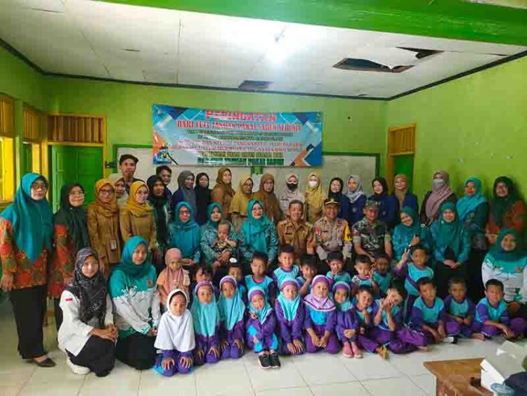 Babinsa Hadiri Peringatan Hari Cuci Tangan Pakai Sabun Sedunia