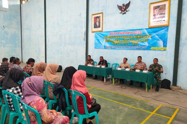 Danposramil Hadiri Undangan Musyawarah Desa Dalam Rangka Pembentukan Panitia Pemilihan Kepala Desa