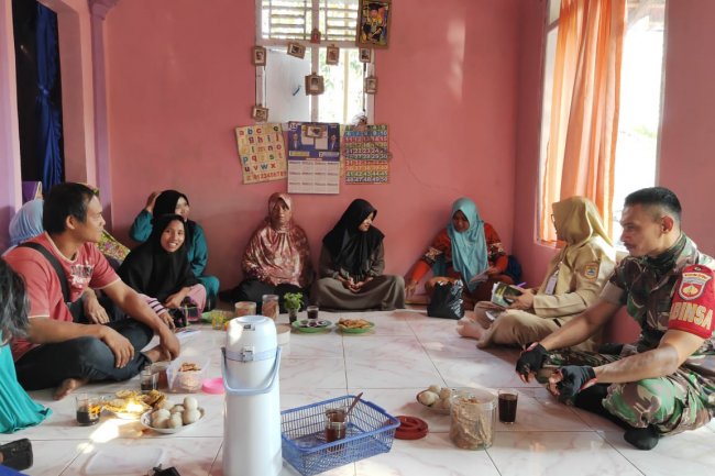 Babinsa 01 Hadiri Rapat Kelompok Tani Di Wilayah Binaan 