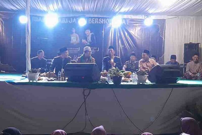 Danposramil Hadiri Undangan Margasari Jaten Bersolawat