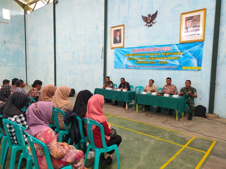 Danposramil Hadiri Undangan Musyawarah Desa Dalam Rangka Pembentukan Panitia Pemilihan Kepala Desa