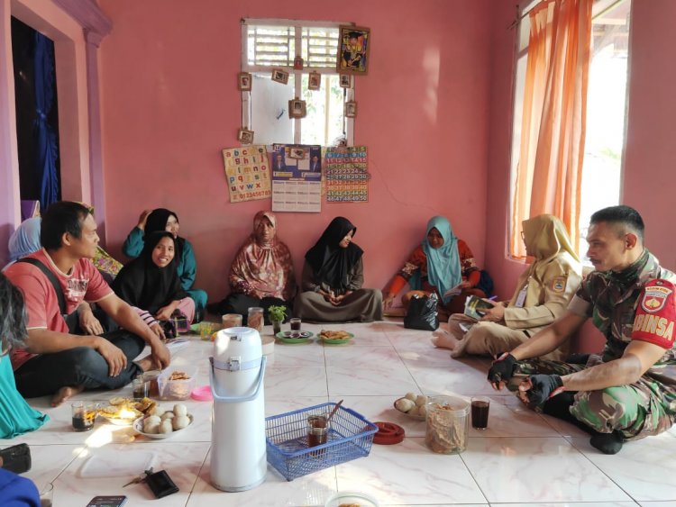 Babinsa 01 Hadiri Rapat Kelompok Tani Di Wilayah Binaan 
