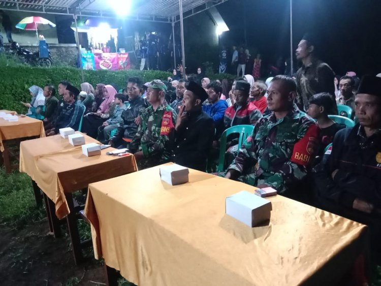 Babinsa Hadiri Undangan Pembukaan Bakti Sosial di Desa Binaan