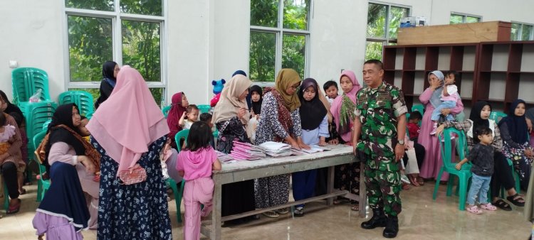 Danposramil Melaksanakan Pendampingan Pin Polio