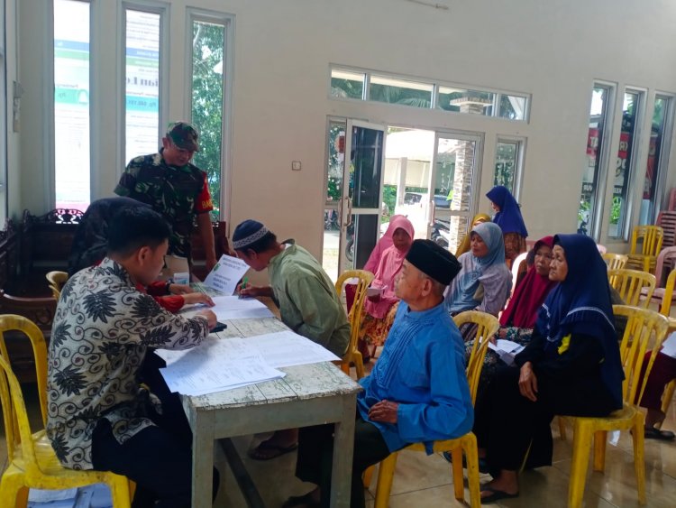 Babinsa 01 Melaksanakan Pemantauan Dan Pendampingan BLT DD