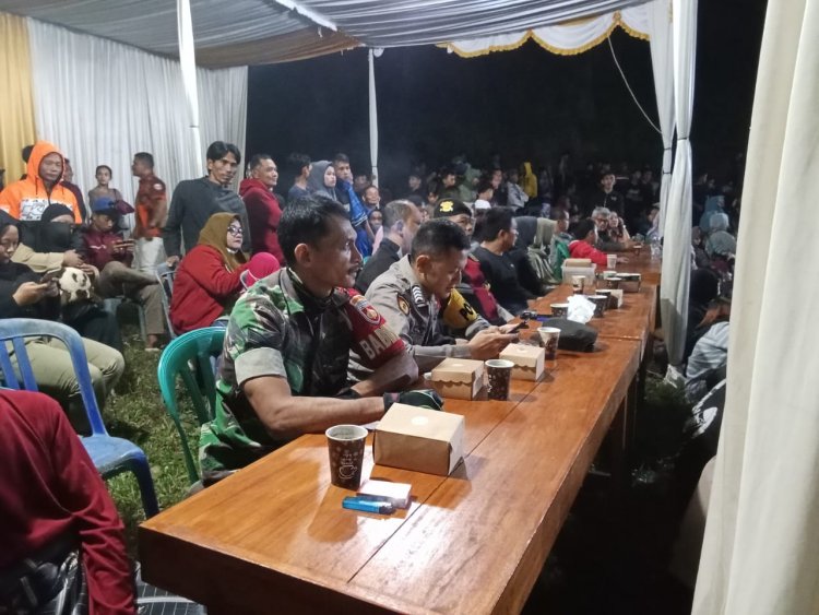 Babinsa Laksanakan PAM Hiburan Kudalumping dan Orkes Gamelan Punggawa Dalam Rangka Peresmian Pelantikan Ketua dan Pengurus PAC PP