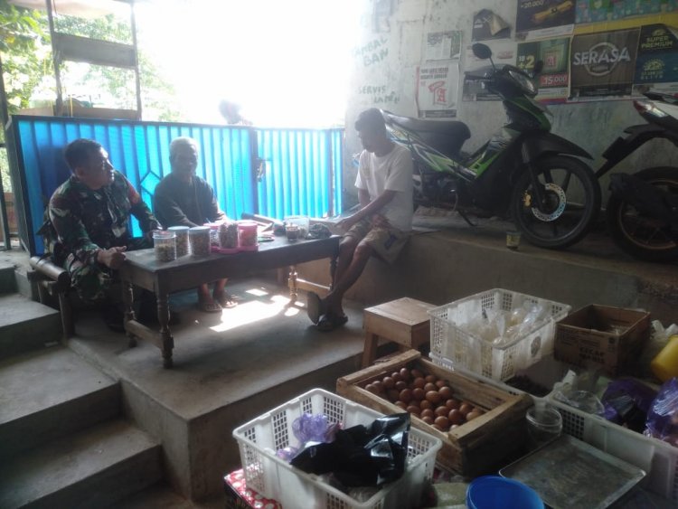 Ajakan Serta Himbauan Babinsa Kepada Warga Masyarakat Dalam Kegiatan Komsos