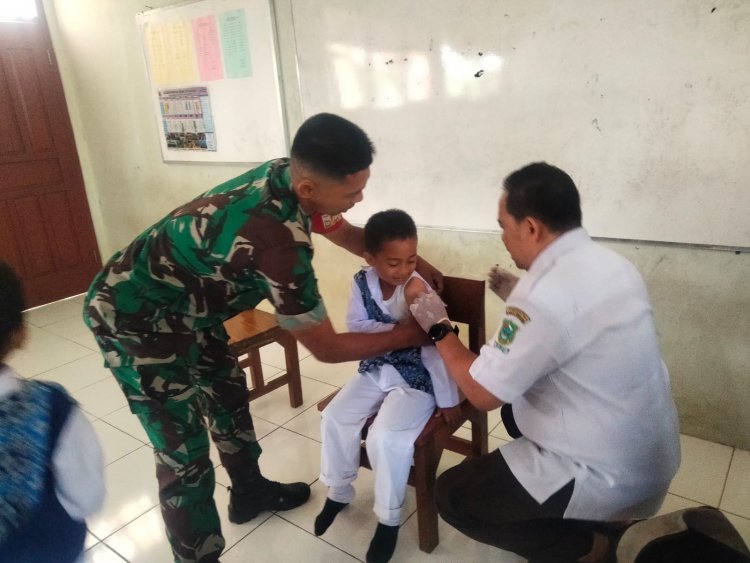 Babinsa R 01 Posramil Pagedongan Melaksanakan Pendampingan Bias Di Wilayah Binaan