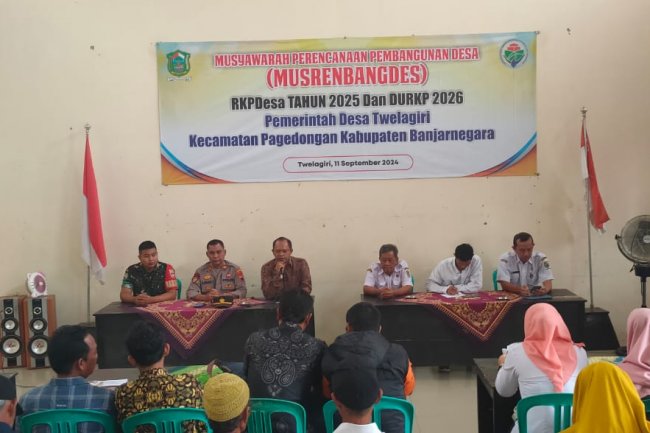 "HADIRI MUSRENBANGDes TWELAGIRI, BABINSA DUKUNG PROGRAM PEMERINTAH"