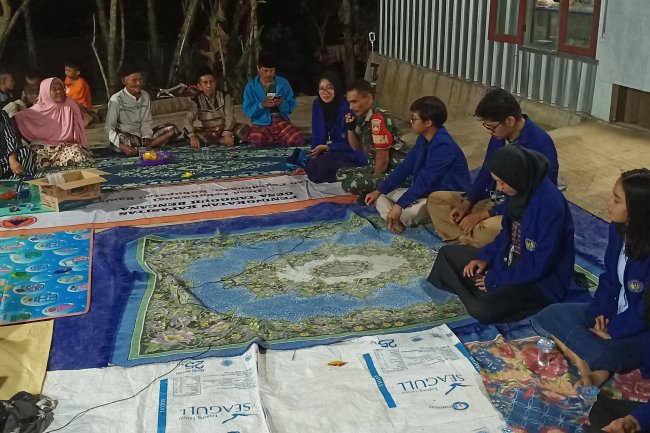 Babinsa Koramil 01 Hadiri Kegiatan Perpisahan Mahasiswa KKN Dari UNY