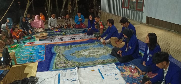 Babinsa Koramil 01 Hadiri Kegiatan Perpisahan Mahasiswa KKN Dari UNY